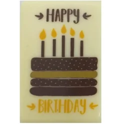 Hot Overig Chocoladedecoratie Happy Birthday 50st.