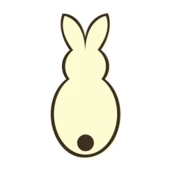 Outlet Overig Chocoladedecoratie Konijn Wit 196 stuks**