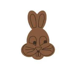 Outlet Overig Chocoladedecoratie Paashaas Bruin 140 stuks**