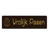 Clearance Overig Chocoladedecoratie Vrolijk Pasen Goud 182 stuks
