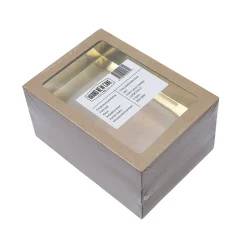 Discount BrandNewCake Chocoladeletterdoos GK7 Kraft / Goud 3st