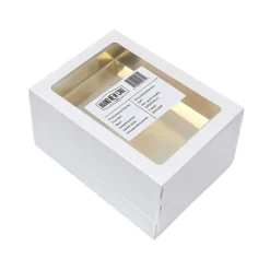 Discount BrandNewCake Chocoladeletterdoos GK7 Wit / Goud 3st