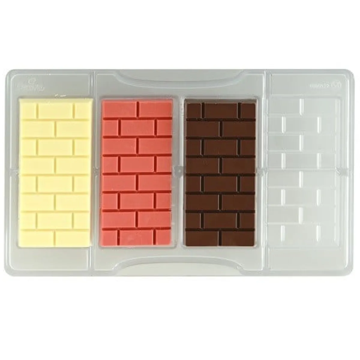 Best Decora Chocolademal Baksteen Tablet (4x) 8,5x4,2 cm