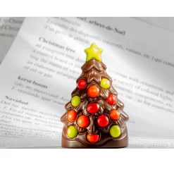 Chocolate World Chocolademal Kerstboom (4x) 90x59x24,5mm
