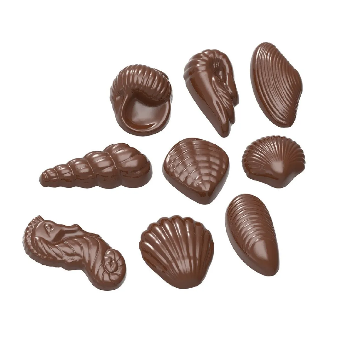 Online Chocolate World Chocolademal Zeefiguren (22x)