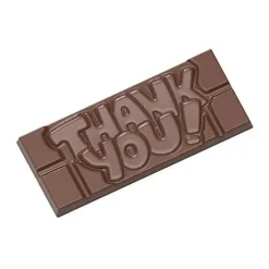 New Chocolate World Chocolademal Tablet Thank You (4x) 118x50mm