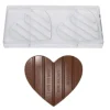 New Chocolate World Chocolademal Tablet Hart (2x) 125x110x10mm