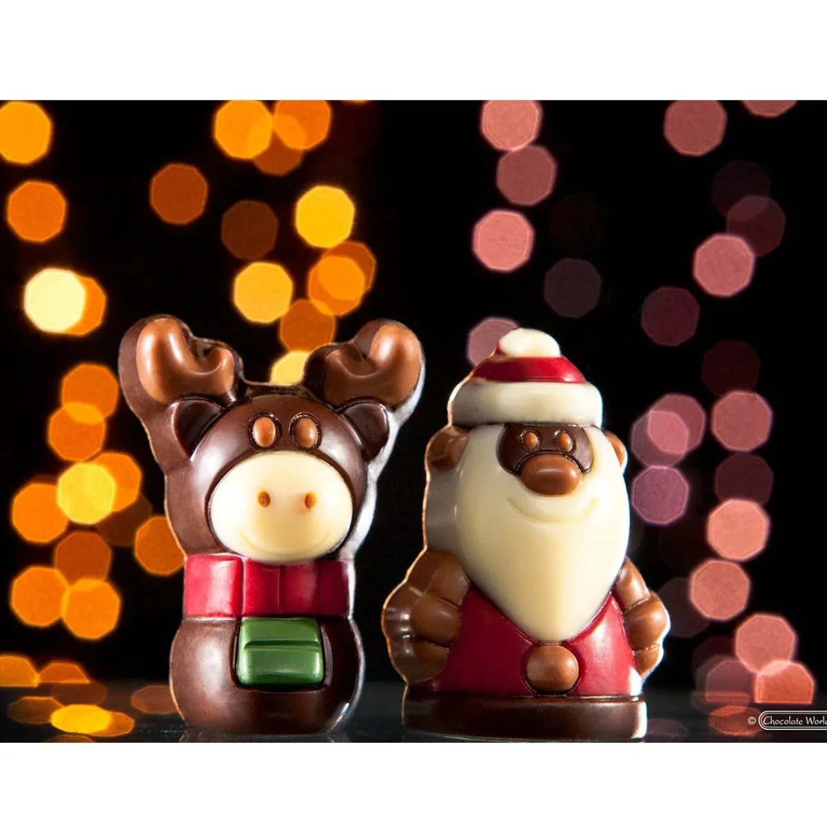 Clearance Chocolate World Chocolademal Kerstman (21x) 38x27x17,5mm