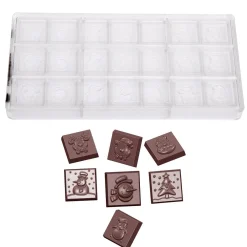 Online Chocolate World Chocolademal Kerst Ass. (21x) 31x10mm