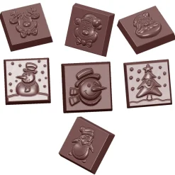 Online Chocolate World Chocolademal Kerst Ass. (21x) 31x10mm