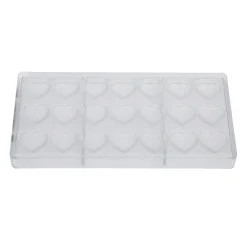 Outlet Chocolate World Chocolademal Hartjes Figuren (21x) 30x26x7mm