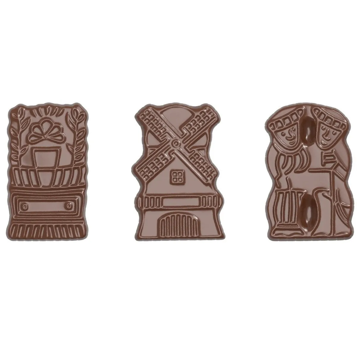 Online Chocolate World Chocolademal Vintage (12x) 53x36x3mm
