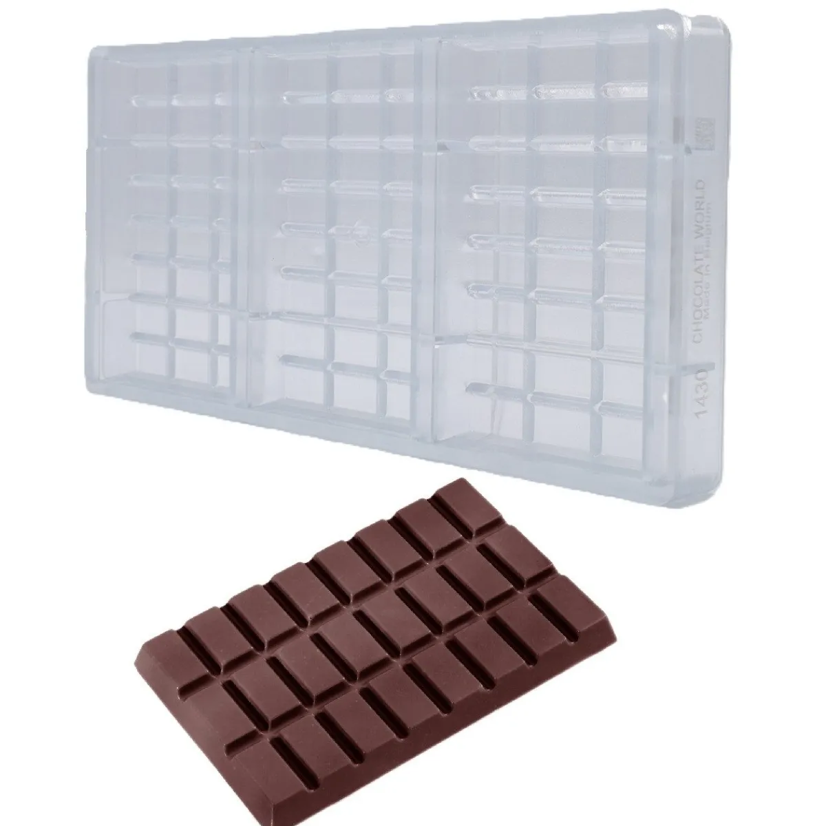 Sale Chocolate World Chocolademal Tablet (3x) 124x77x15mm Dubai