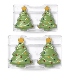 Clearance Decora Chocolademal Kerstboom (2x) 85x105 mm