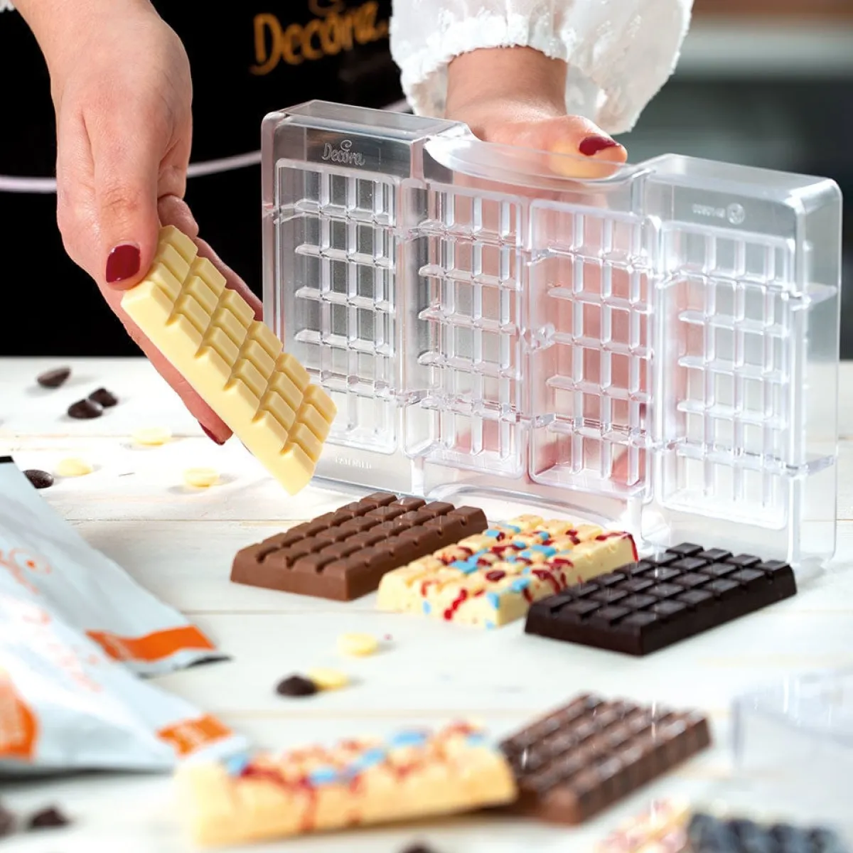 Best Decora Chocolademal Klassiek Tablet (4x) 85x42x10(h)mm