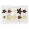 Online Decora Chocolademal Sterren (10x) 2,0-3,5-5,0x4,2 cm