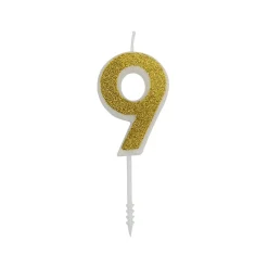 Outlet Overig Cijferkaars Goud Glitter #9