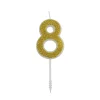 Hot Overig Cijferkaars Goud Glitter #8