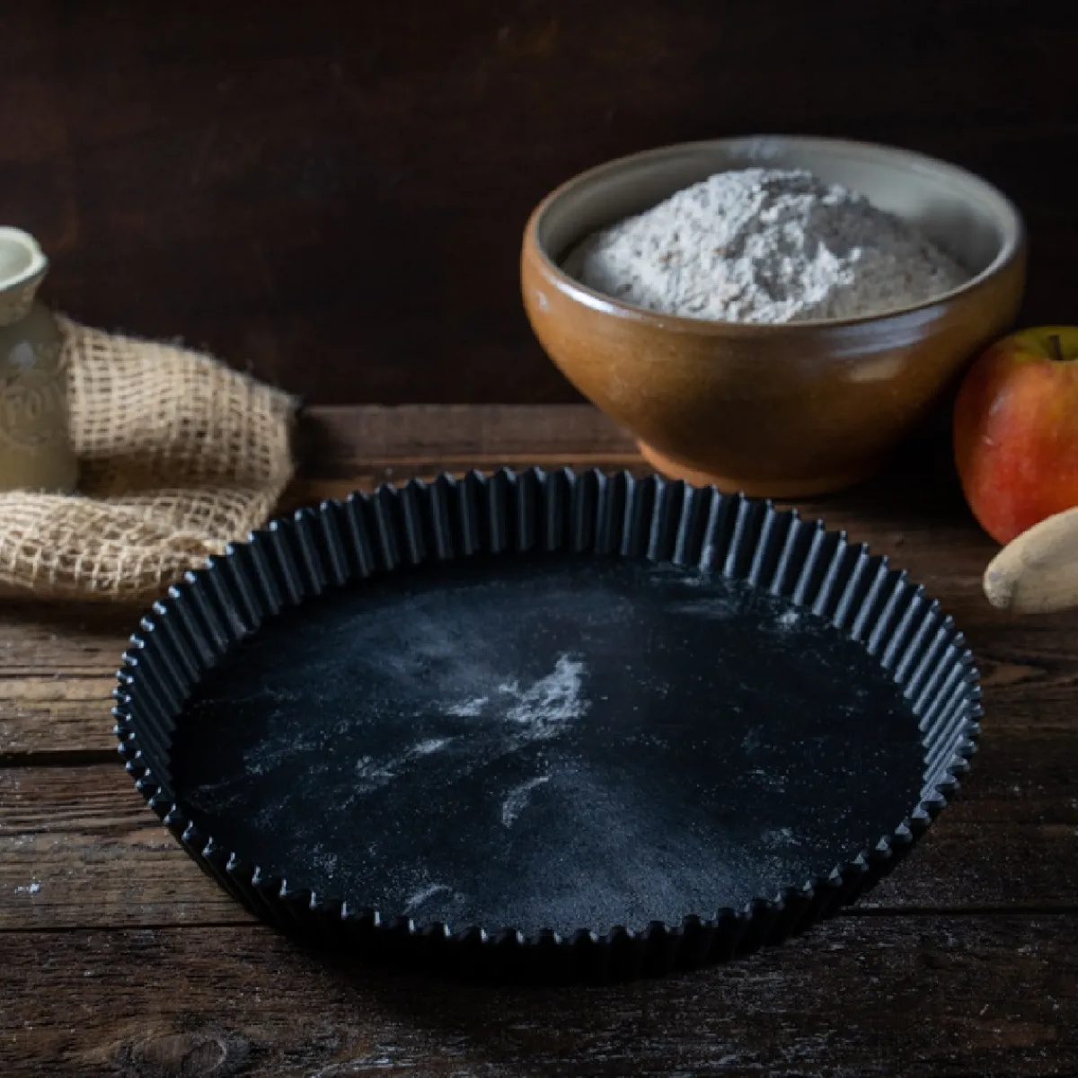 Clearance Clean Baking Products CleanBaking Kunststof Vlaaipan Gekarteld Ø23cm**