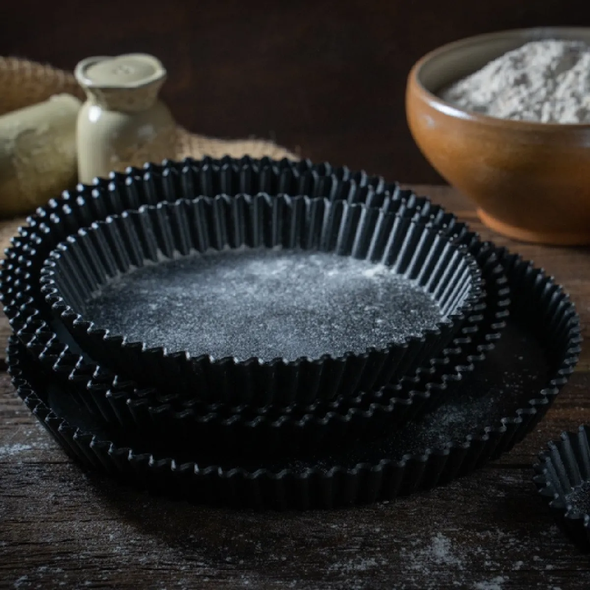 Sale Clean Baking Products CleanBaking Kunststof Vlaaipan Gekarteld Ø18,5cm