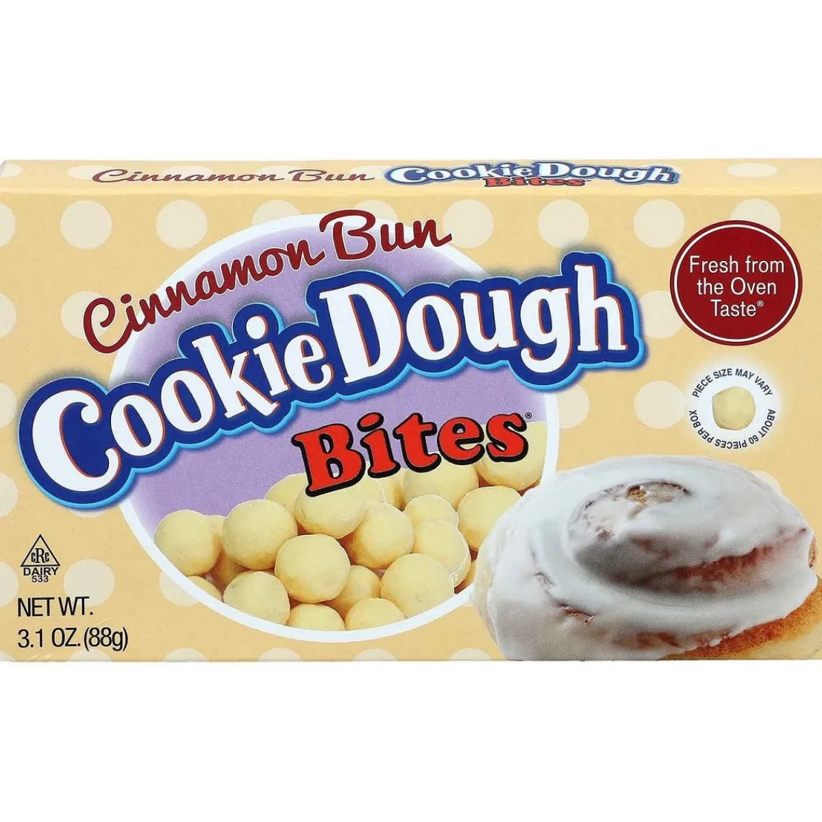 Discount Overig Cookie Dough Bites Cinnamon Bun 88g**