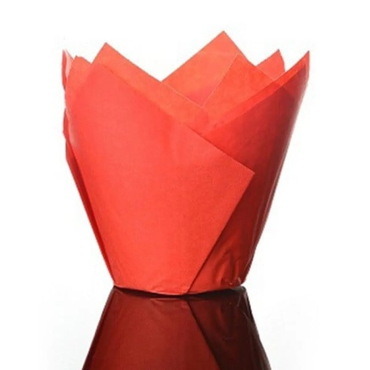 Hot Culpitt baking cups tulp rood 85 mm (50 stuks)