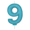 Best Culpitt Cijferkaars #9 Blauw met Glitter