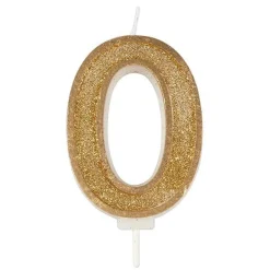 New Culpitt Cijferkaars #0 Goud met Glitter