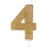 New Culpitt Cijferkaars #4 Goud met Glitter