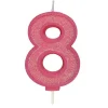 Best Culpitt Cijferkaars #8 Roze met Glitter