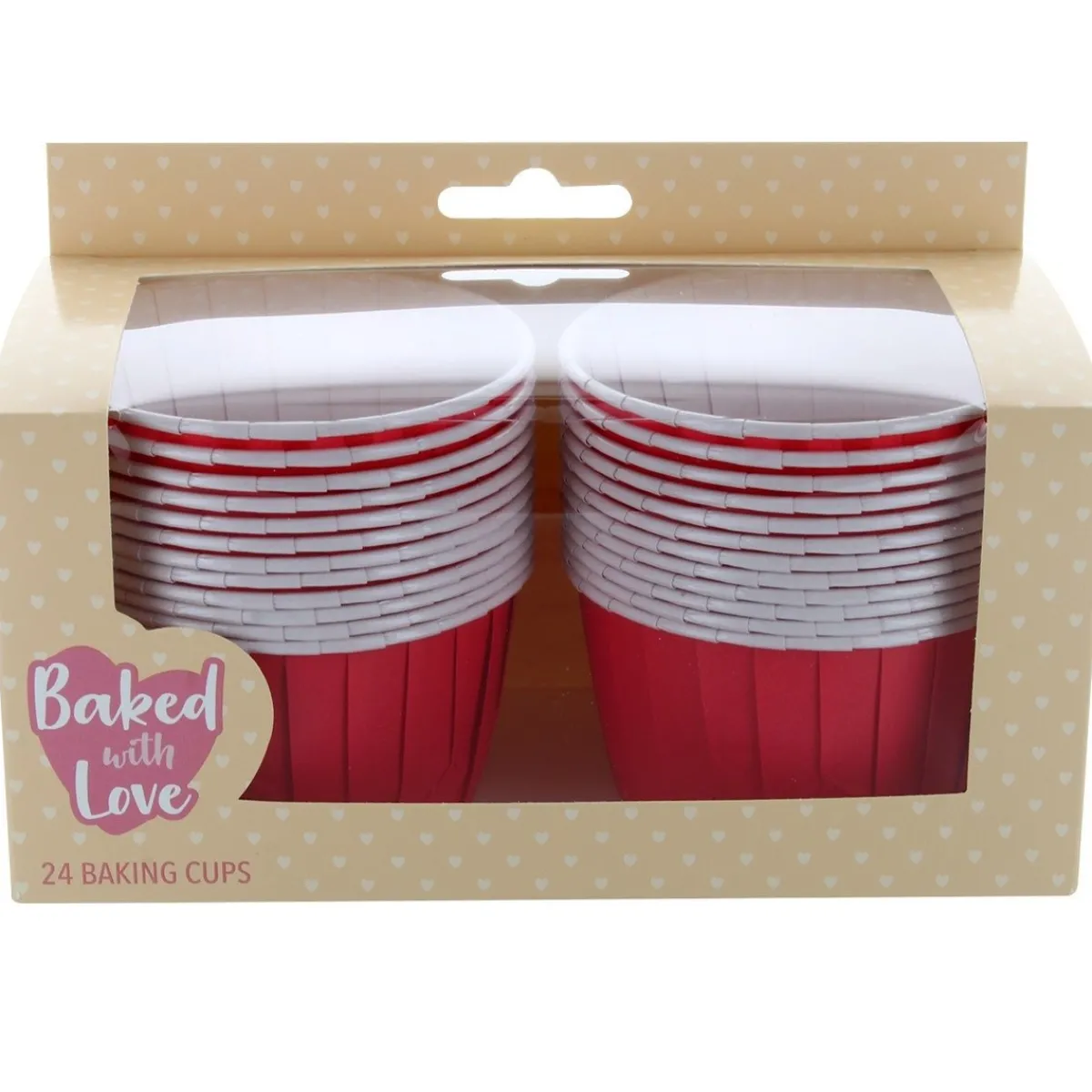 Best Culpitt Cupcake Vormpjes Rood 60mm 24st.