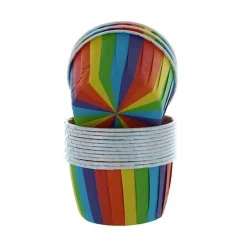 Hot Culpitt Cupcake Vormpjes Regenboog 60mm 24st.