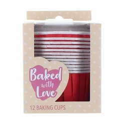 Clearance Culpitt Cupcake Vormpjes Rood 50mm 12st.