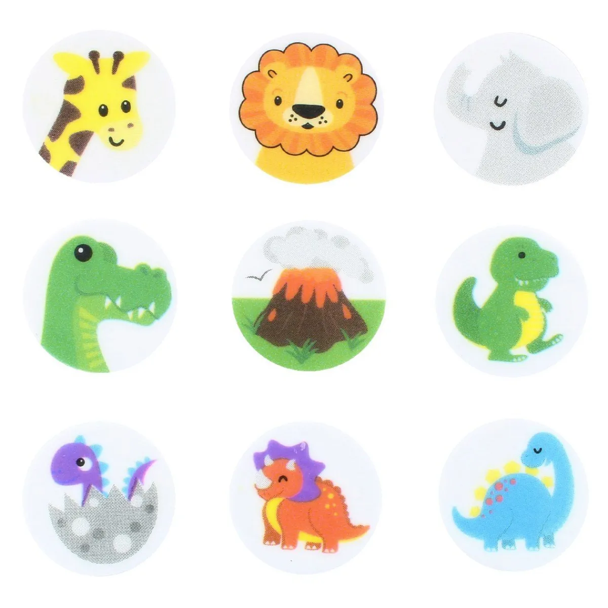 New Culpitt Deco Sheets Dieren Ø38mm 144st.