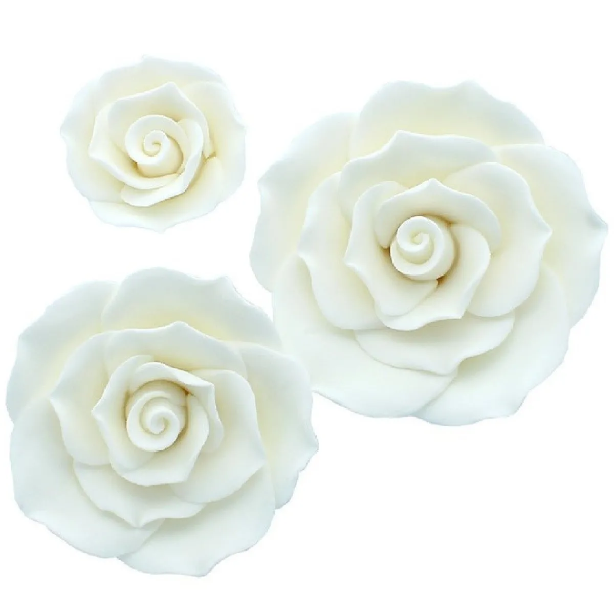 Sale Culpitt Gumpaste Witte Rozen Assortiment 3st