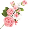 Clearance Culpitt Suikerbloem Boeket Roze/Wit 14,5cm