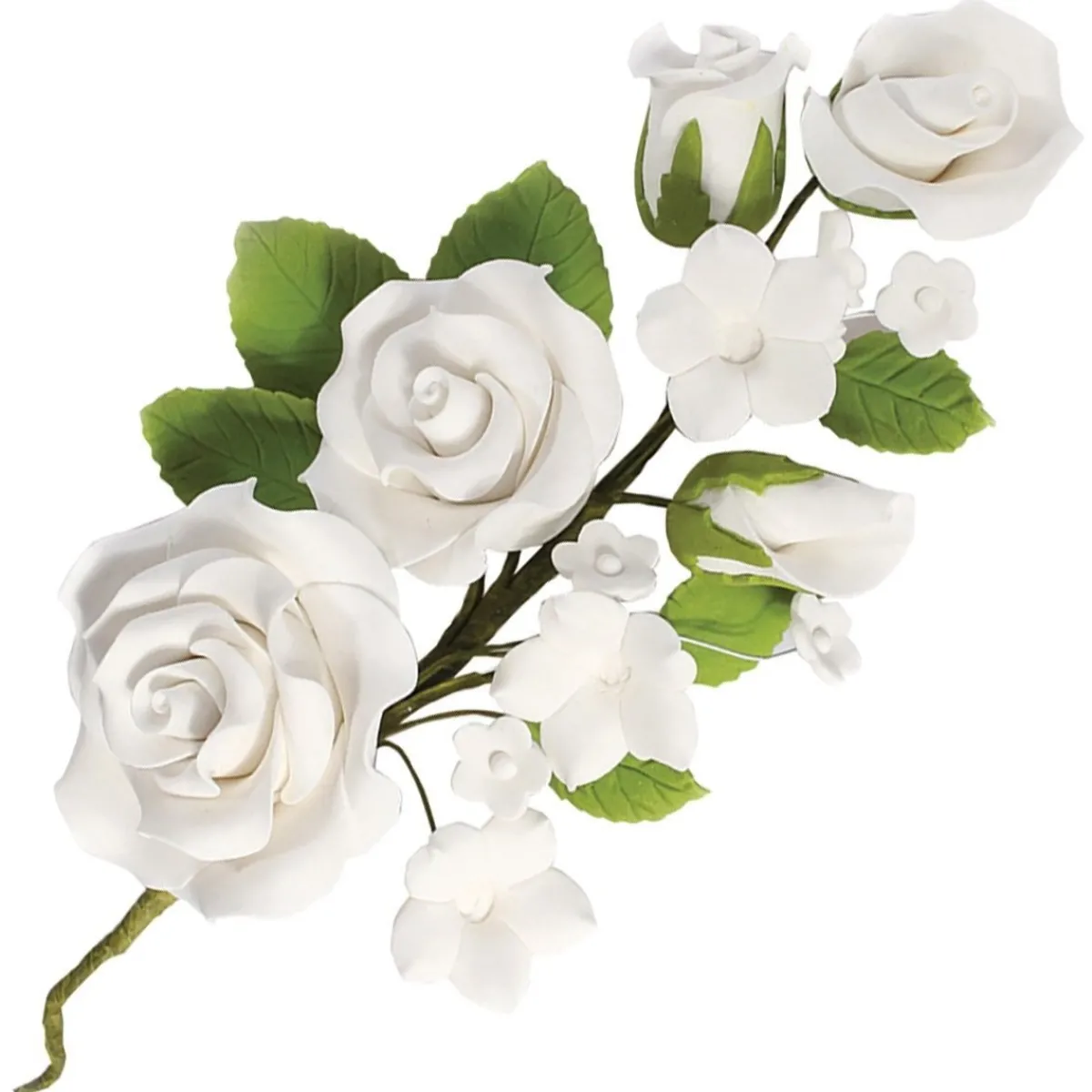 Sale Culpitt Suikerbloem Witte Rozen 14,5cm