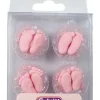 Online Culpitt Suikerdecoratie Baby Voetjes Roze 12 paar