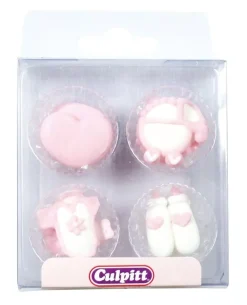 Hot Culpitt Suikerdecoratie Baby Meisje 12st.