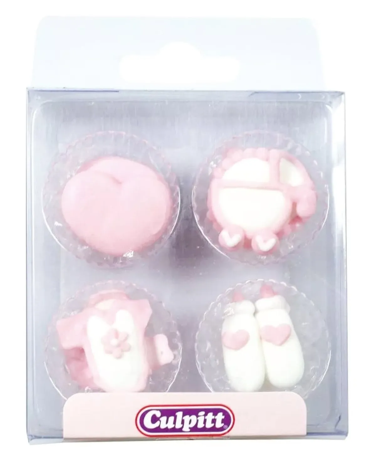 Hot Culpitt Suikerdecoratie Baby Meisje 12st.