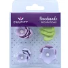 Outlet Culpitt Suikerdecoratie Bloemen en Bladeren Lila 16st.