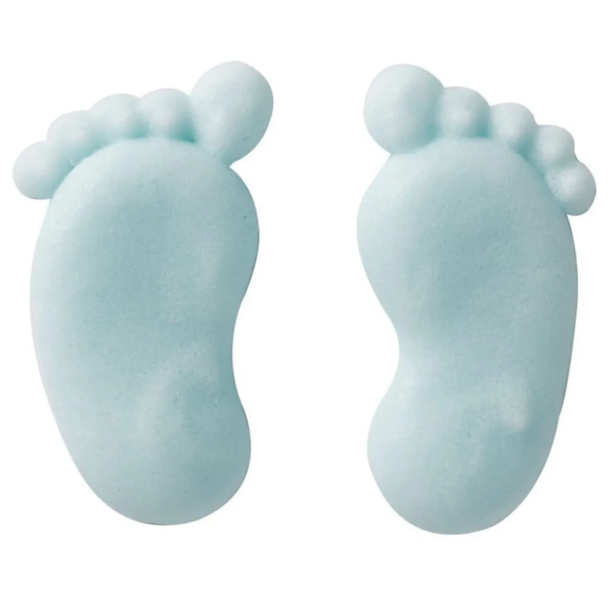 New Culpitt Suikerdecoratie Babyvoetjes blauw 100st.