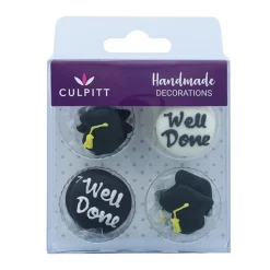 Hot Culpitt Suikerdecoratie Geslaagd 25mm 12st.