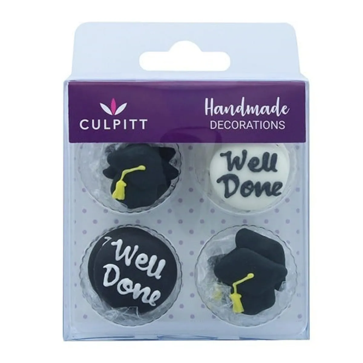 Hot Culpitt Suikerdecoratie Geslaagd 25mm 12st.