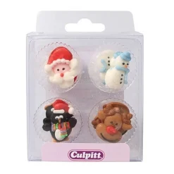 Discount Culpitt Suikerdecoratie Kerstfiguren 12st.