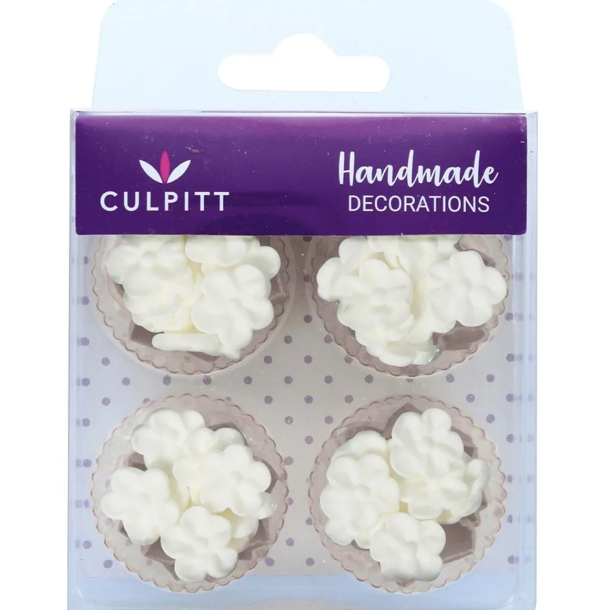 Culpitt Suikerdecoratie Mini Bloesems Wit 48st.