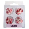 Best Culpitt Suikerdecoratie roze minihartjes en bloemen, 24st