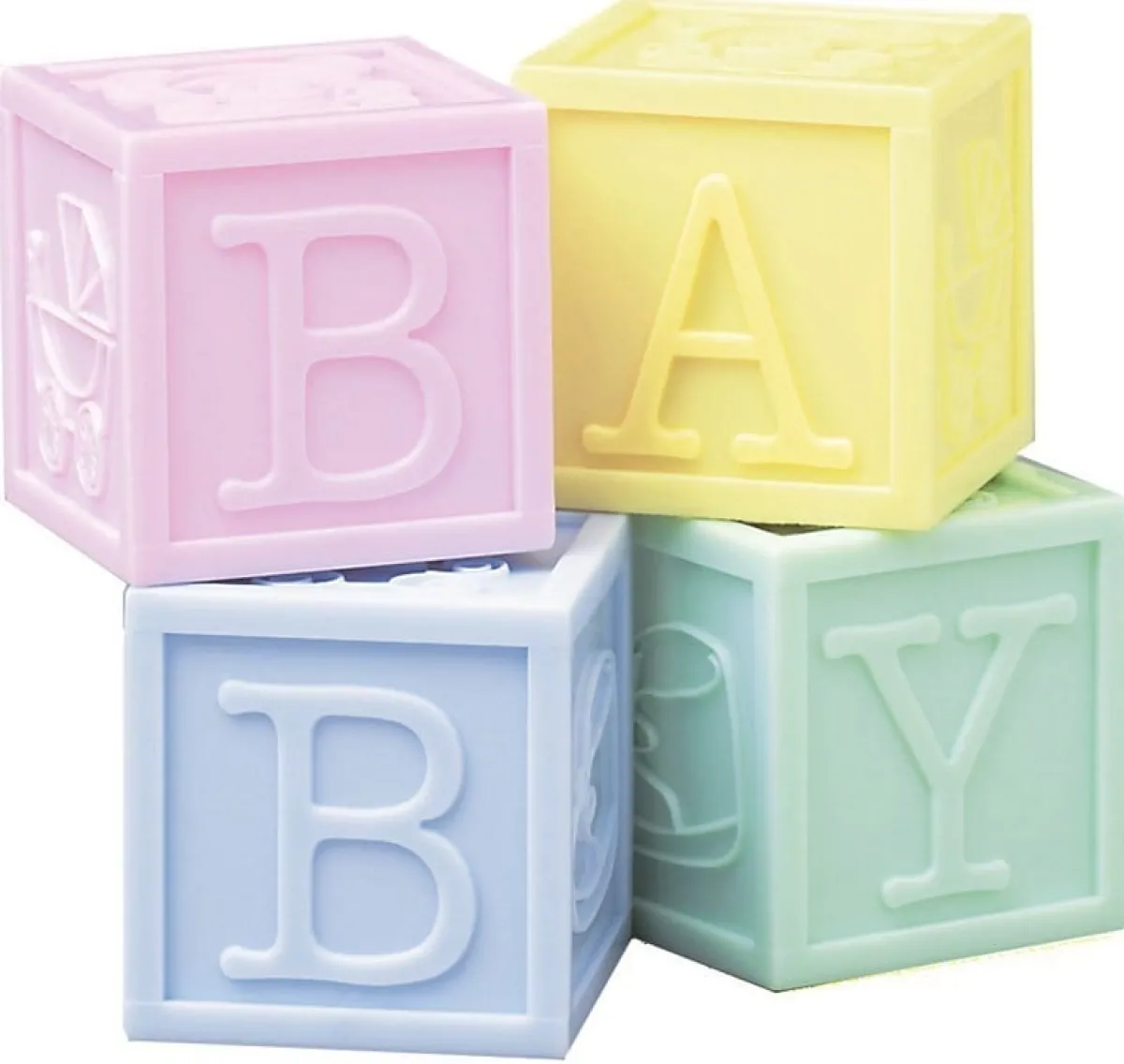 Culpitt Taartdecoratie Baby Blokken Set/4