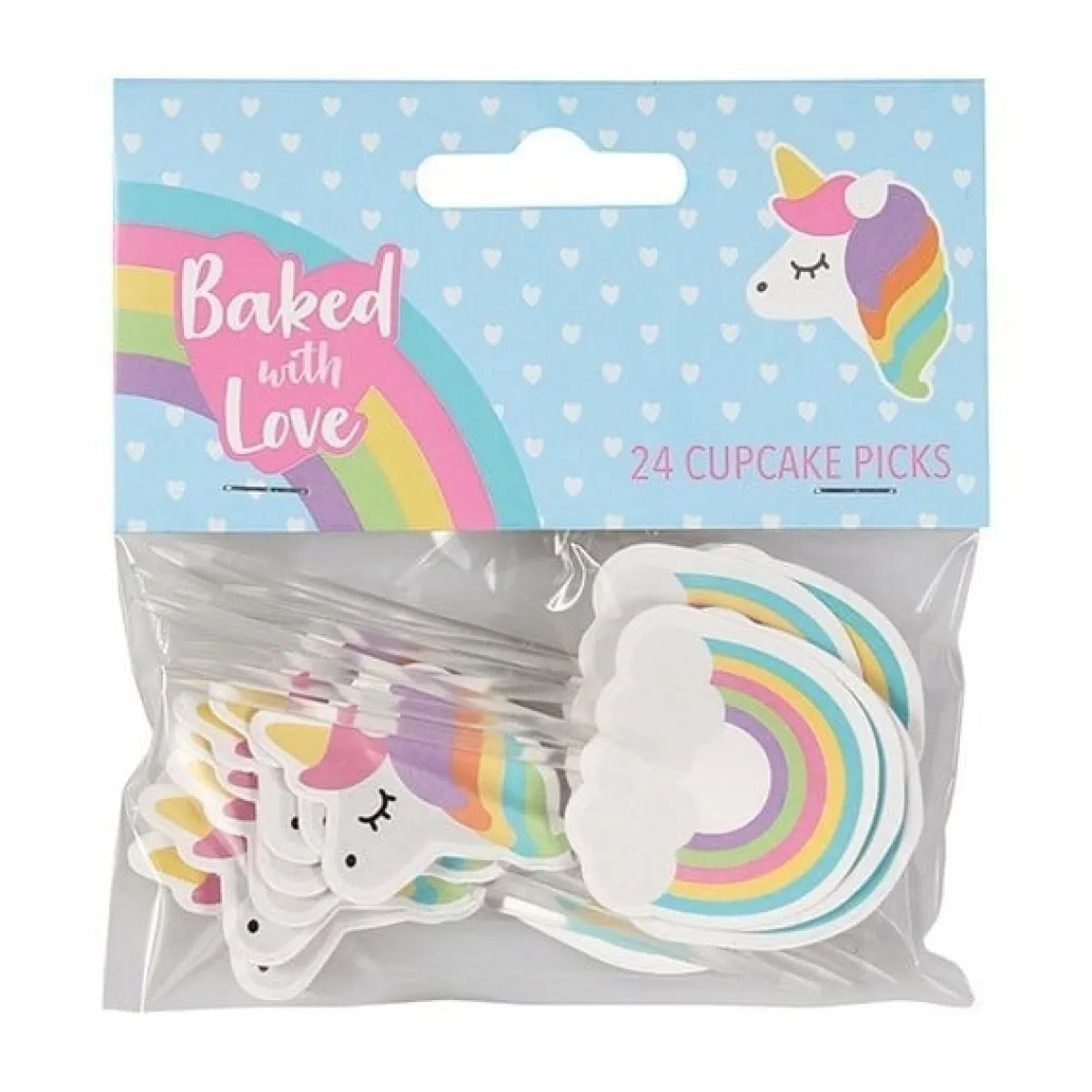 Outlet Culpitt Taartdecoratie Prikkers Unicorn 80mm 24st.