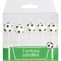Culpitt Taartkaarsjes Voetbal 5st.